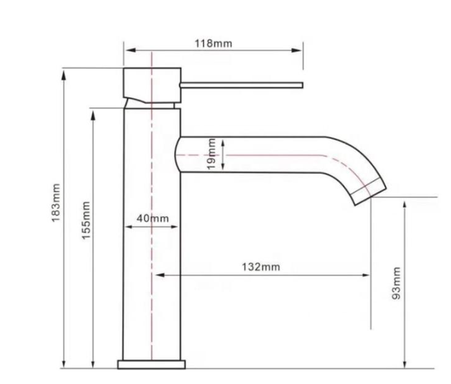 Zaffiro PF-5101SS Mixer Tap