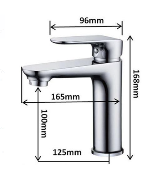 Zaffiro PF-3401BK Mixer Tap