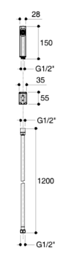 Kohler CUFF Hygiene Spray K-98100X