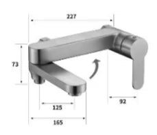 Zaffiro PF-5205SS BATH MIXER