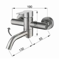 Zaffiro PF-5206SS(GM) BATH MIXER