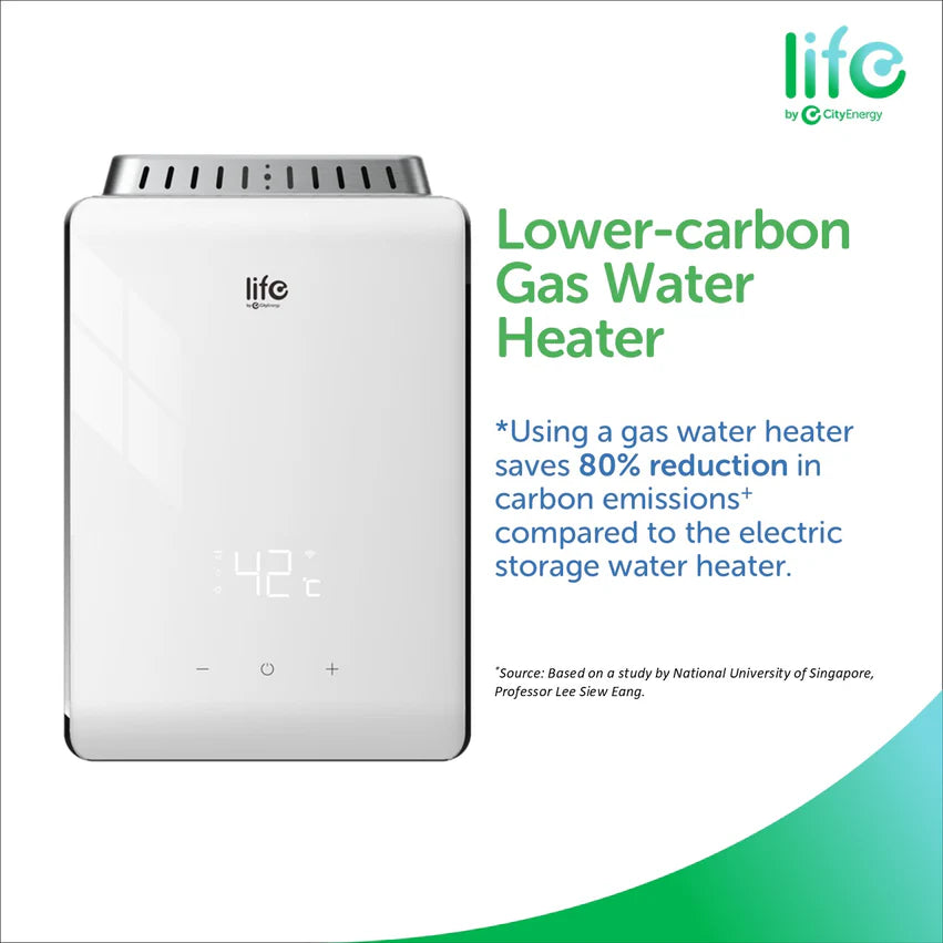 Life by City Energy L10WFE - Cool Green Gas Heater