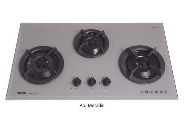 Tecno 3-Burner 86cm Tempered Glass Cooker Hob
