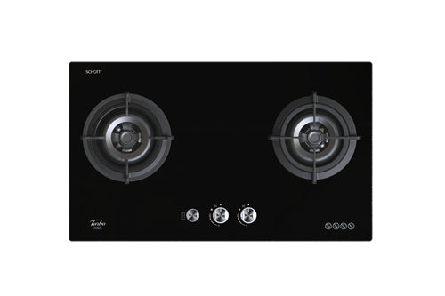 Turbo Incanto T762 76cm 2 burners built-in glass hob