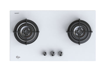 Turbo Incanto T762 76cm 2 burners built-in glass hob