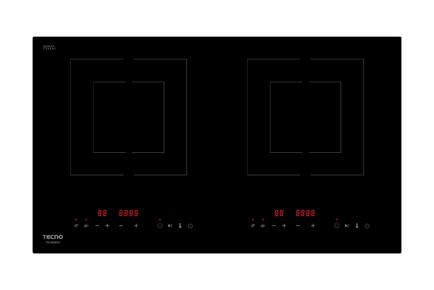 Tecno 73cm Vitro-Ceramic Cooker Hob