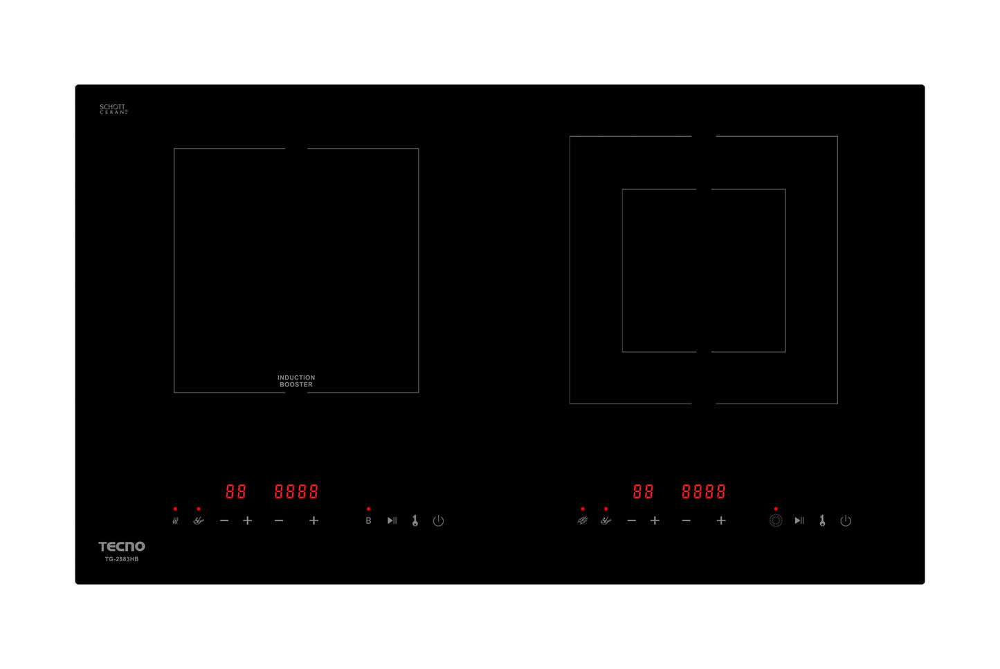 Tecno Induction-Ceramic Hybrid Hob