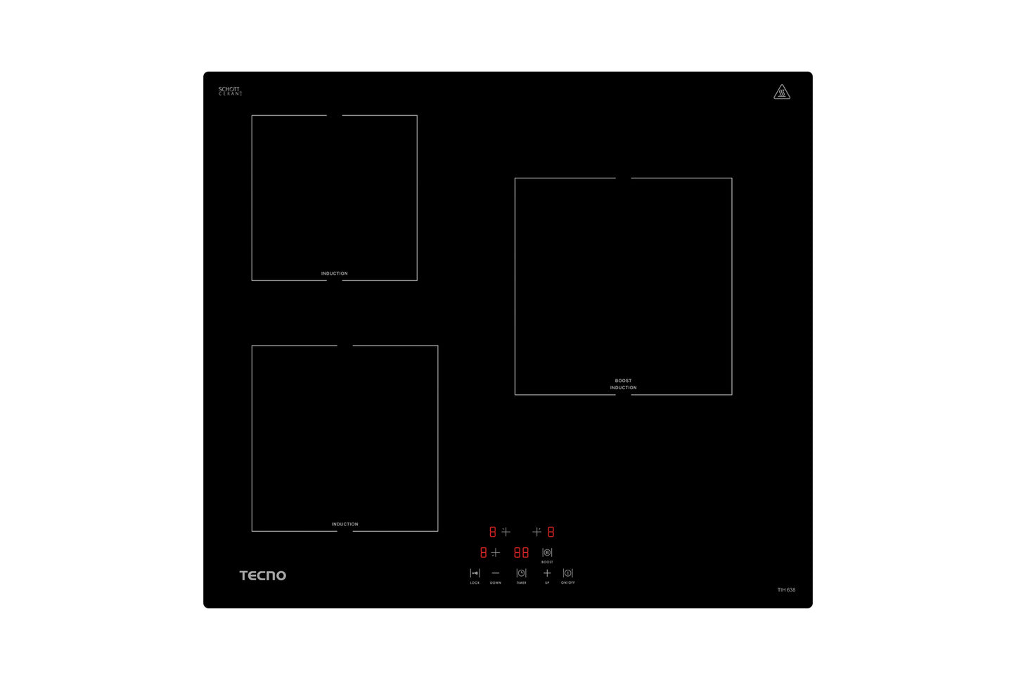 Tecno 3-Burner 60cm Induction Hob