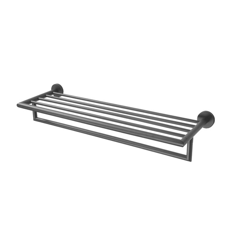 Aalto Matte Black Towel Rack (65cm)