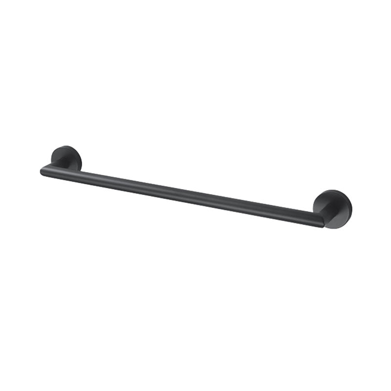 Aalto Matte Black Single Towel Bar (64cm)