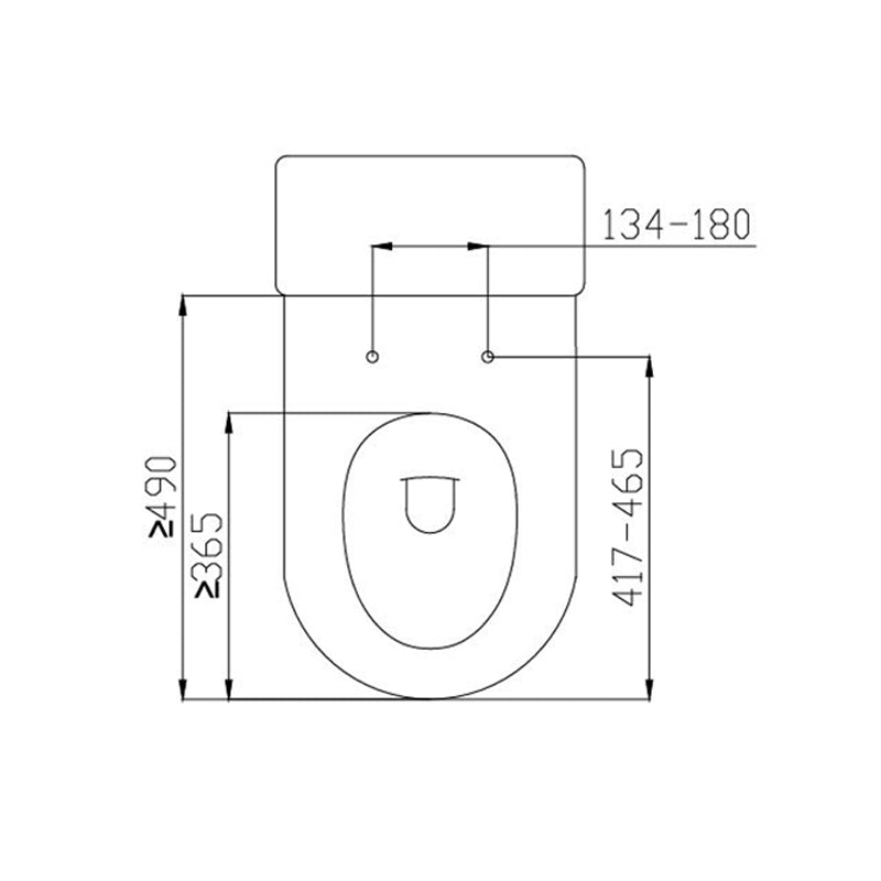 OttO 8900 Bidet Seat Cover