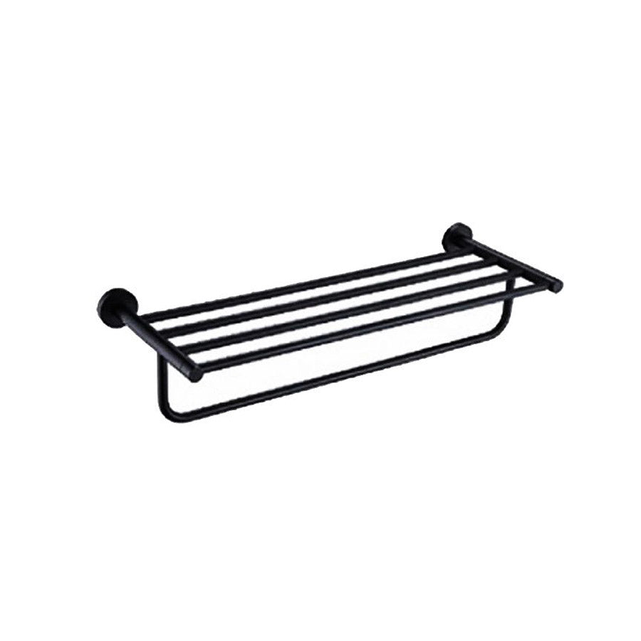 Vera Matt Black Towel Rack (61cm)
