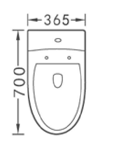 Vera A032T One-Piece Toilet Bowl (Tornado Flush)