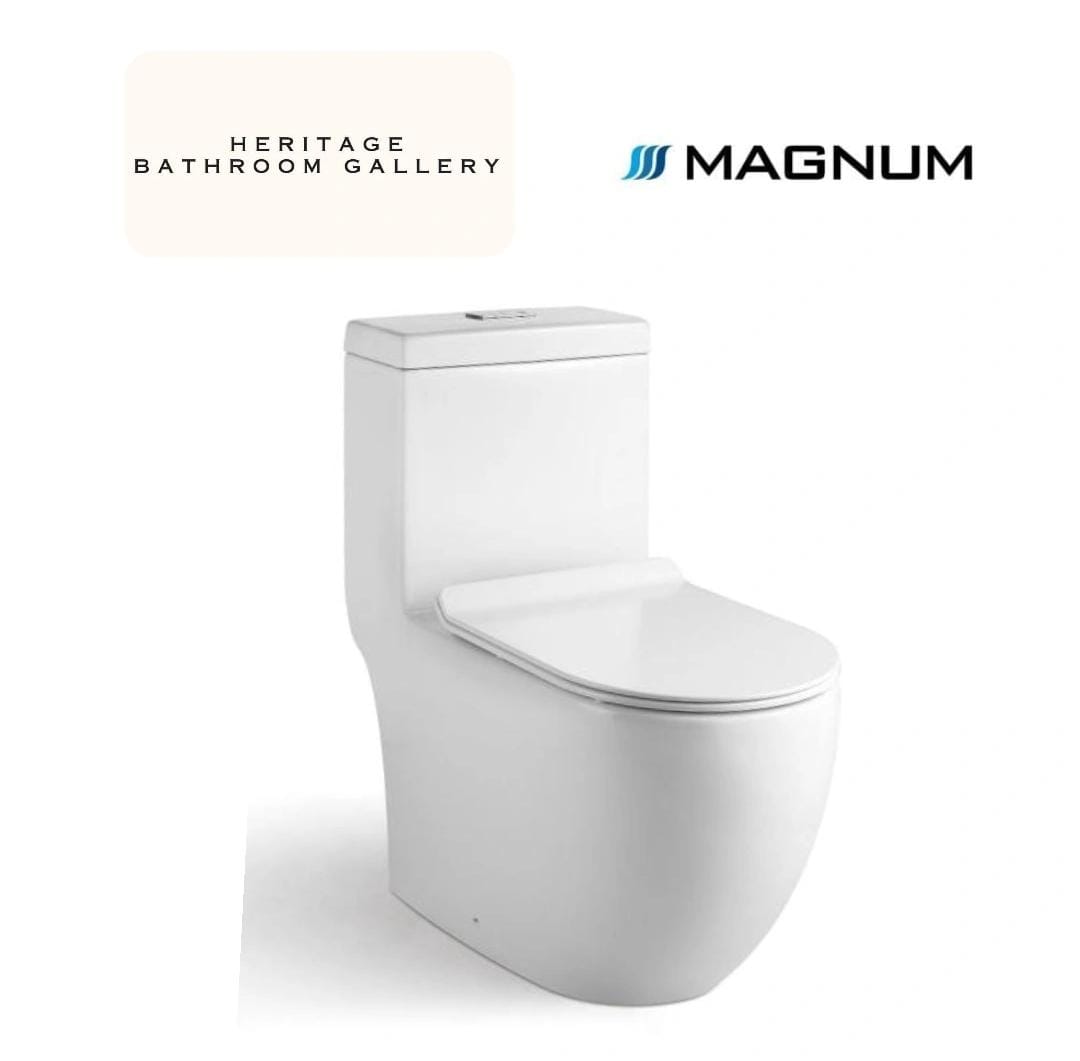 Magnum M938 One-Piece Toilet Bowl (Tornado Flush)