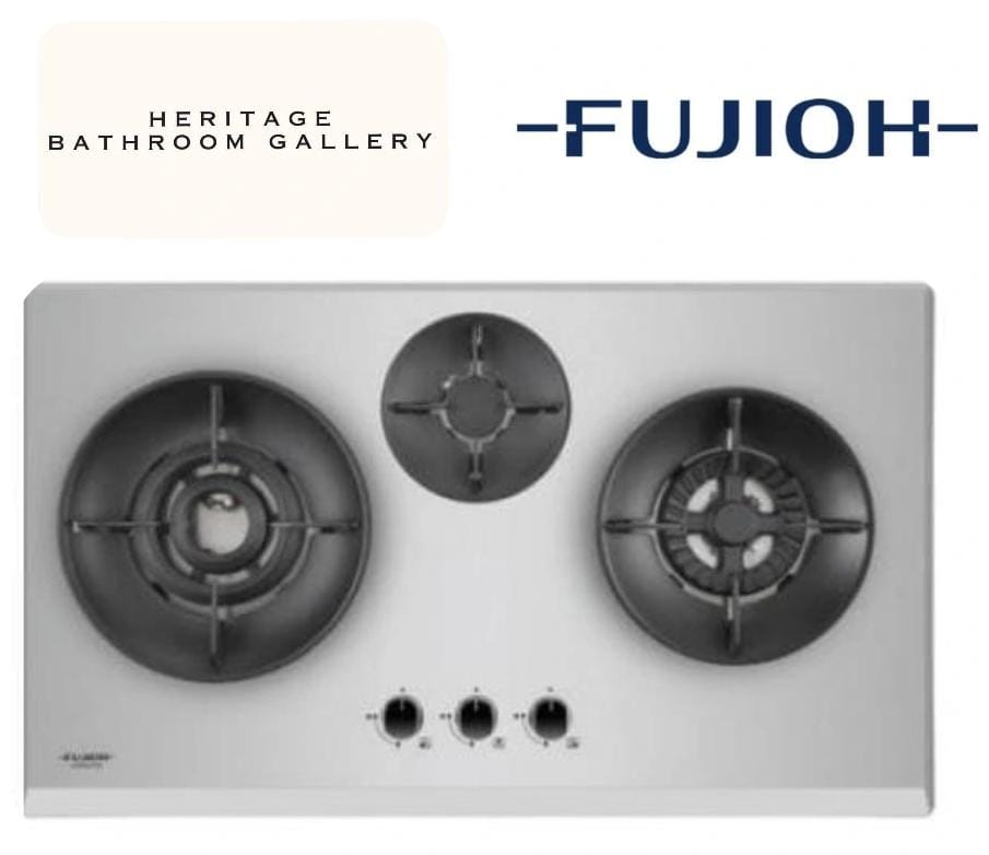 Fujioh FH-GS7030 SVSS 3 Burner Double Inner Flame Stainless Steel Gas Hob