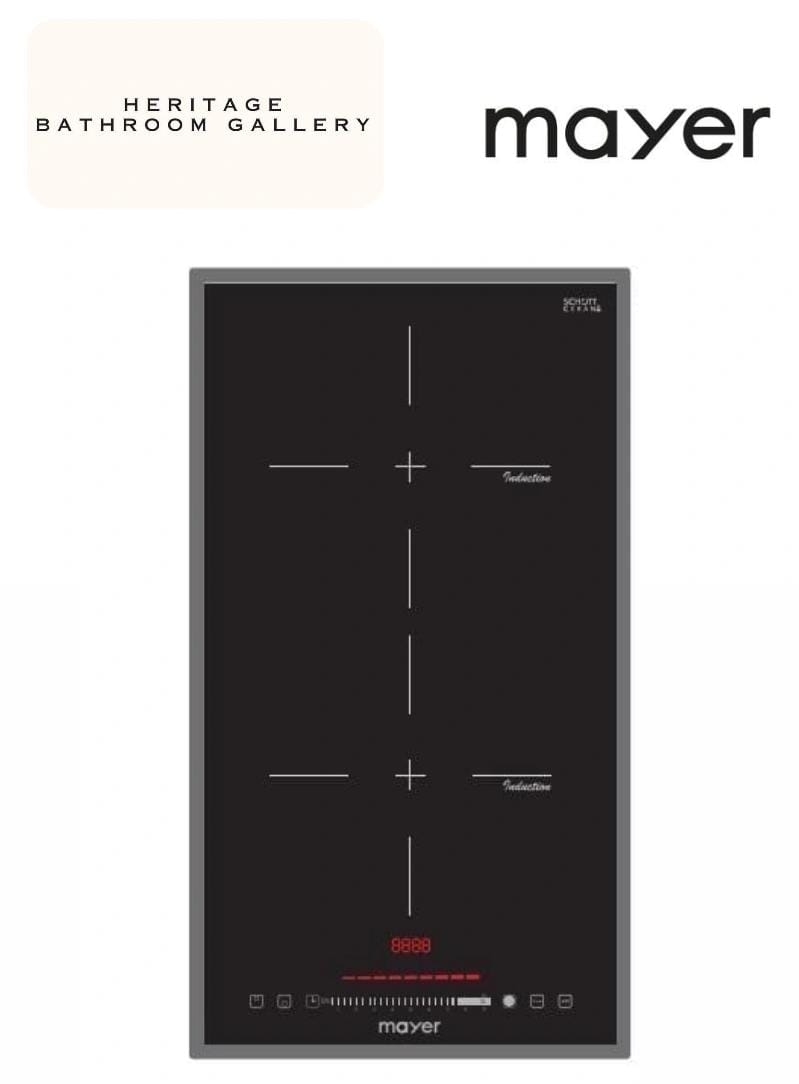 Mayer MMIH30CS 30cm 2 Zone Domino Induction Hob with Slider