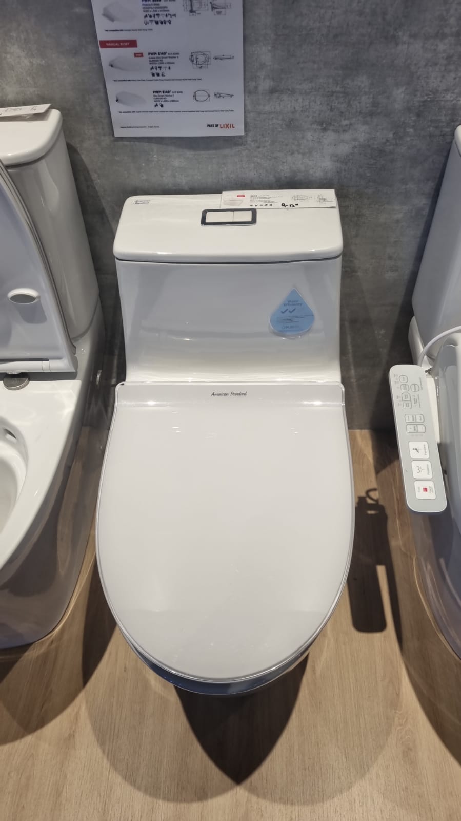 American Standard CL 20075 Acacia Supersleek One-Piece Toilet Bowl