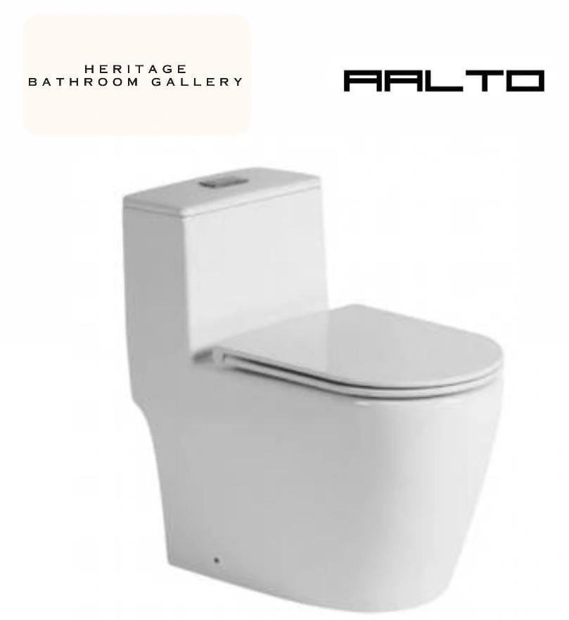 Aalto AL 8010 One-Piece Toilet Bowl (Tornado Flush)