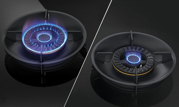 Fujioh FH-GS6520 SVGL 2 Burner Gas Hob (Black Glass)