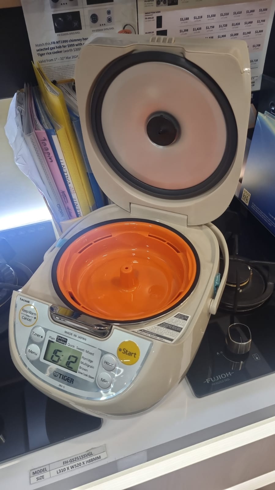 Tiger 1.0L Microcomputerized "tacook" Rice Cooker - JBV-S10S