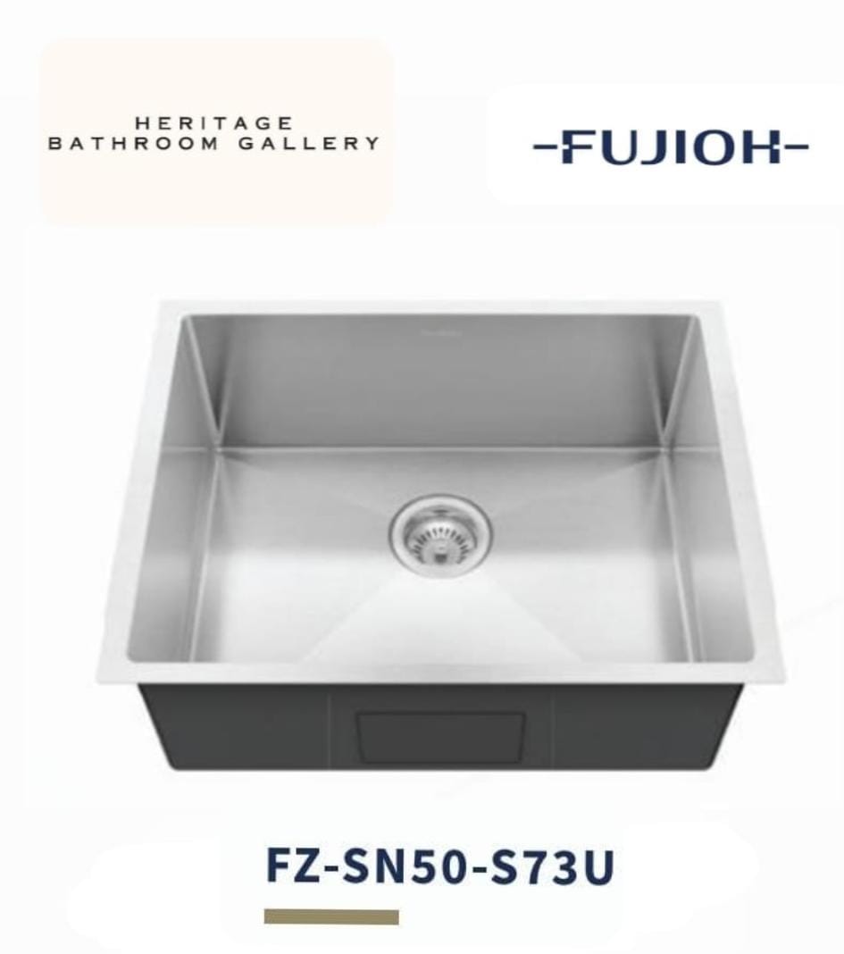 FUJIOH 78cm Single Bowl Undermount Stainless Steel Kitchen Sink (FZ-SN50-S73U)