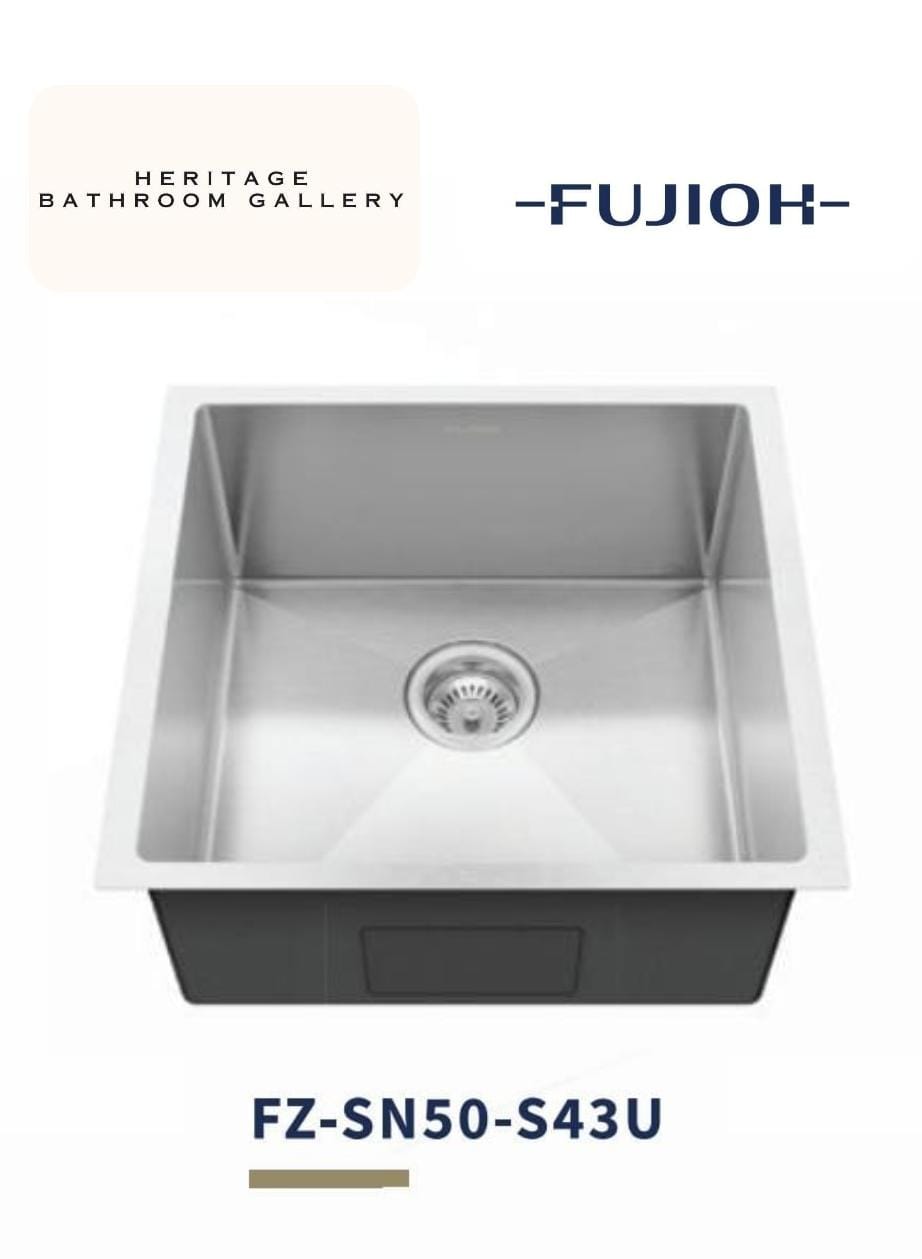 FUJIOH 48CM Single Bowl Undermount Stainless Steel Kitchen Sink (FZ-SN50-S43U)