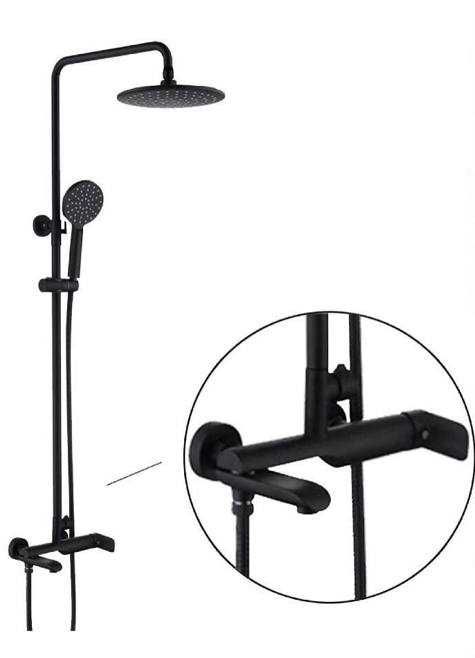 ZAFFIRO PRS. 1107.33BK RAINSHOWER SET