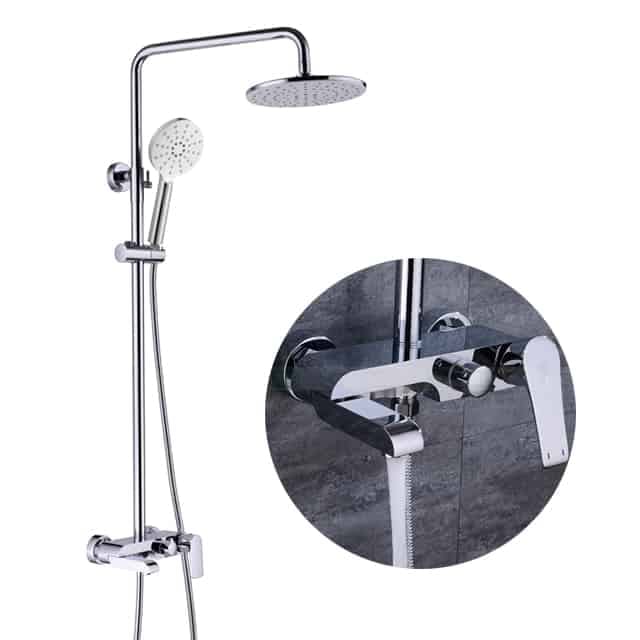 ZAFFIRO PRS. 1307.33 RAINSHOWER SET