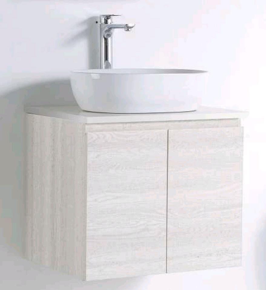 Nexus 60cm Basin Cabinet (White Oak)