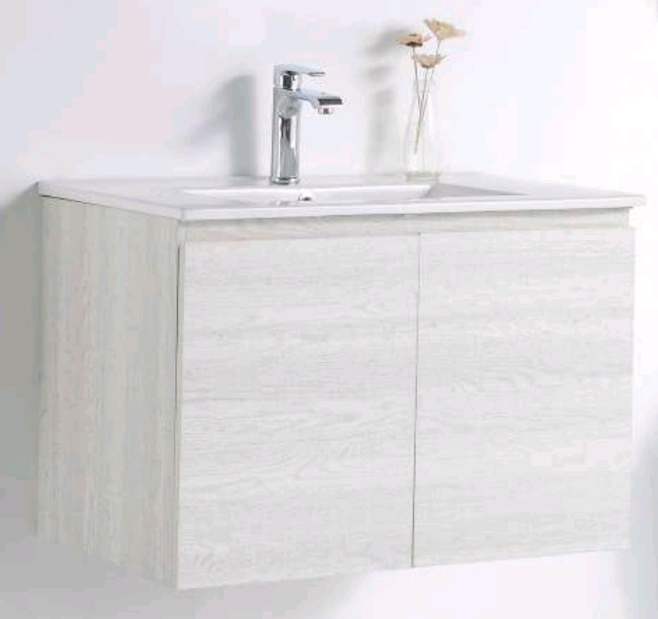 Nexus 75cm Basin Cabinet (White Oak)