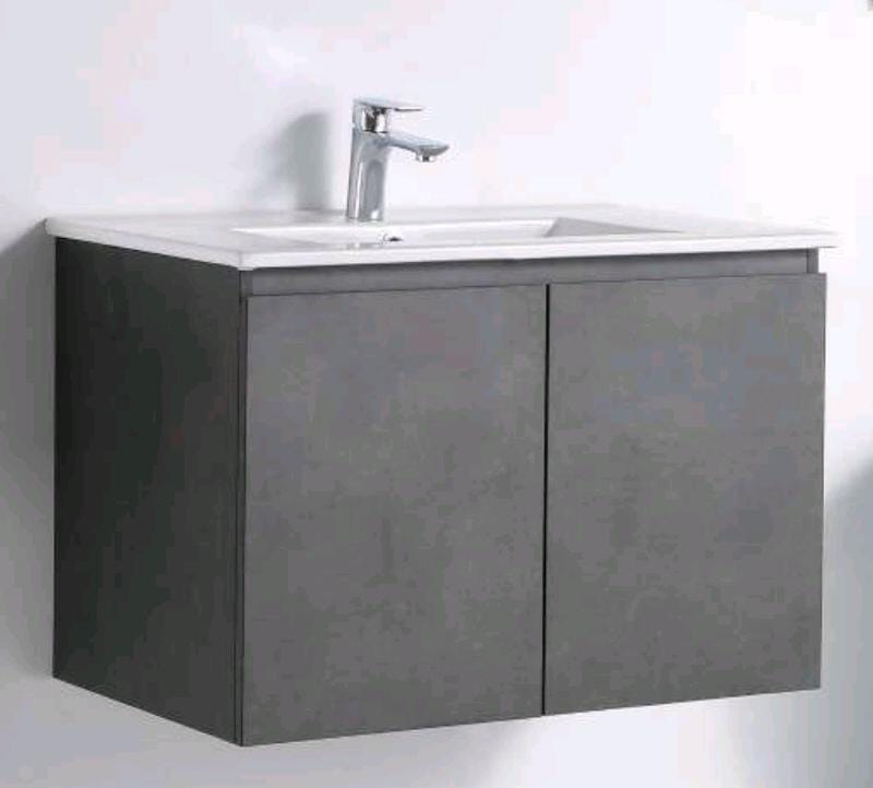 Nexus 75cm Basin Cabinet (Cloudy Black)