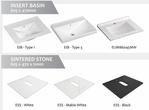 Esfera 60cm Basin Cabinet (Muji)