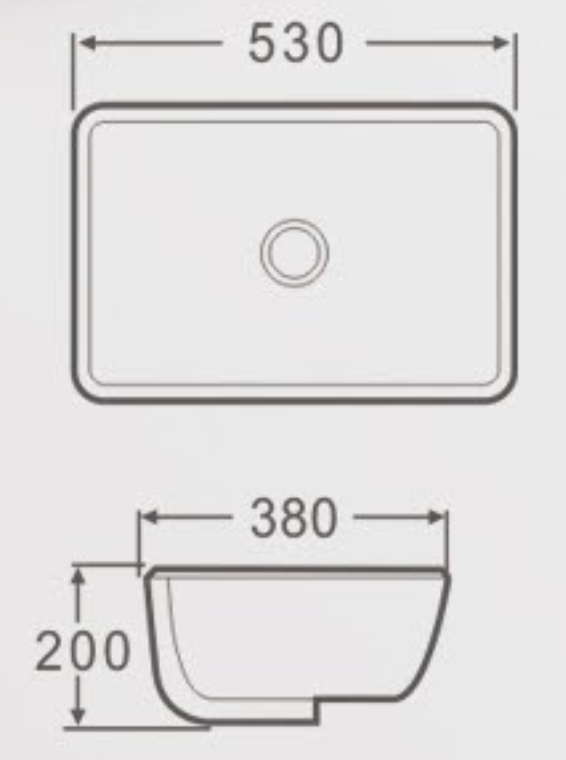AALTO Y107 UNDERMOUNT BASIN