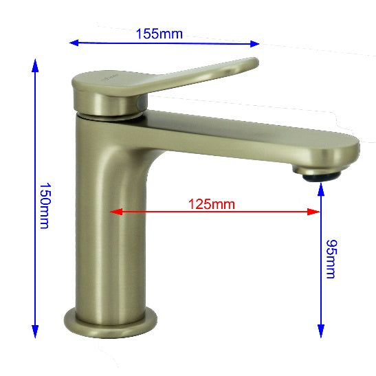 Fidelis FT-7101C-HBG Basin Tap