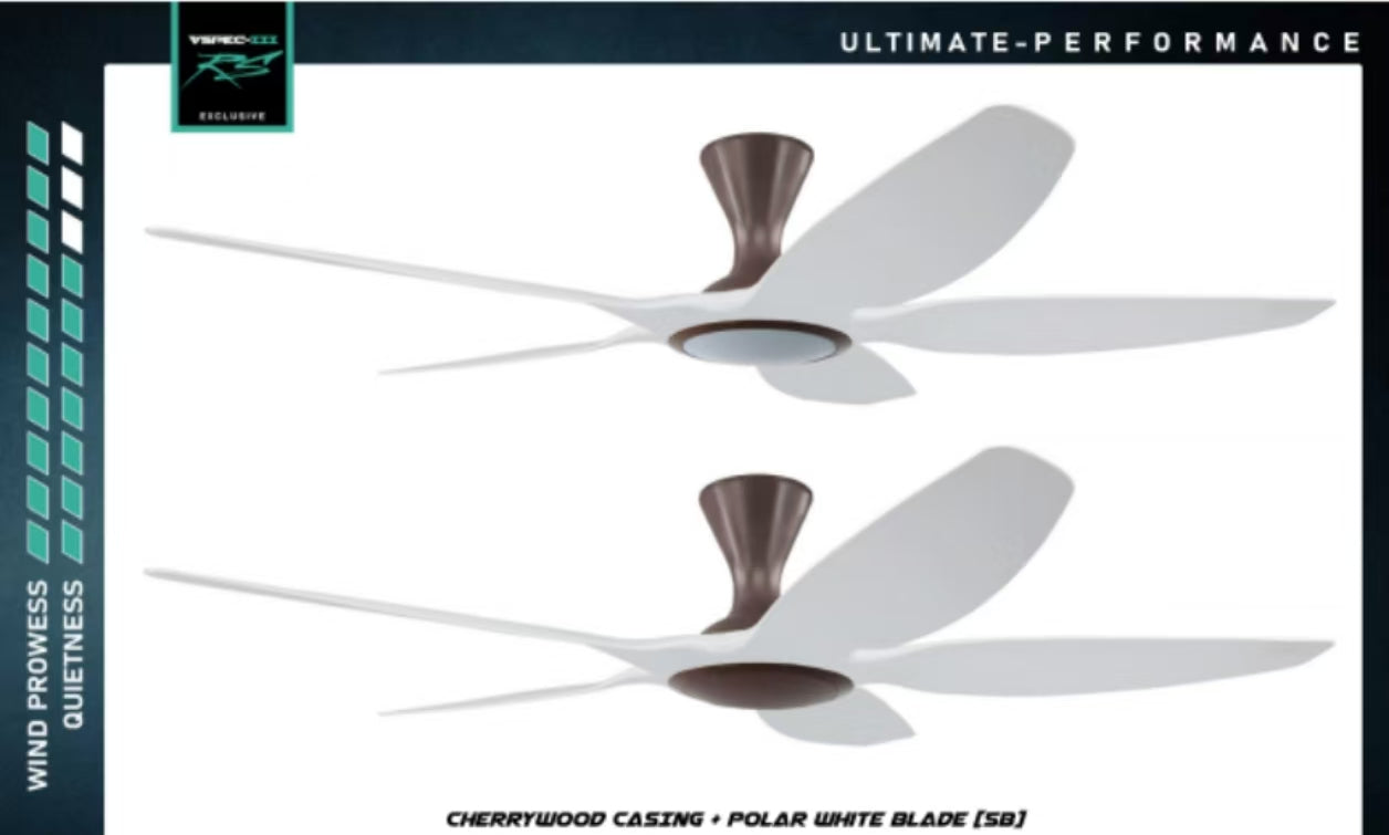 PO Cyclone Vspec III RS 5 Blade 48"/62" Ceiling Fan
