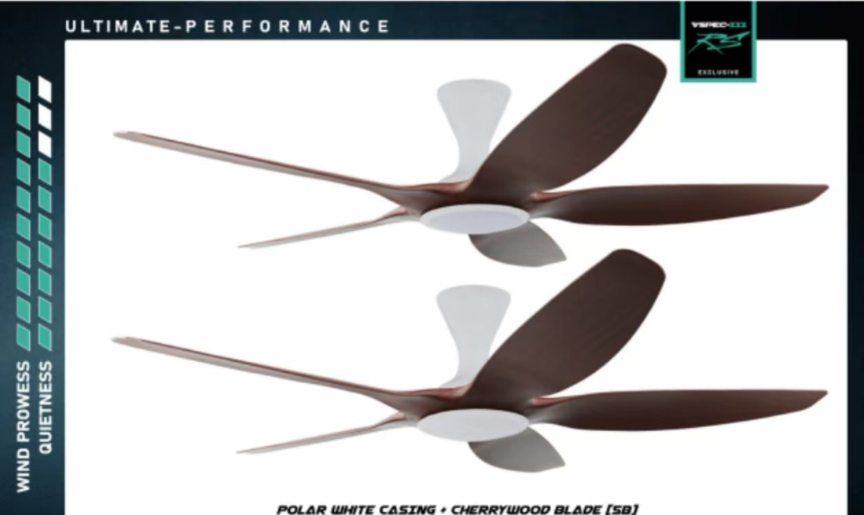 PO Cyclone Vspec III RS 5 Blade 48"/62" Ceiling Fan