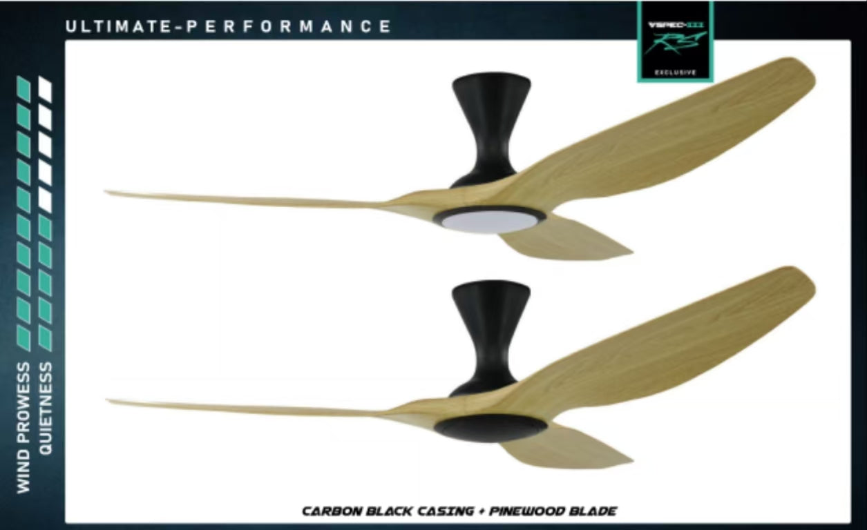 PO Cyclone Vspec III RS 3Blade 46"/52"/60" Ceiling Fan