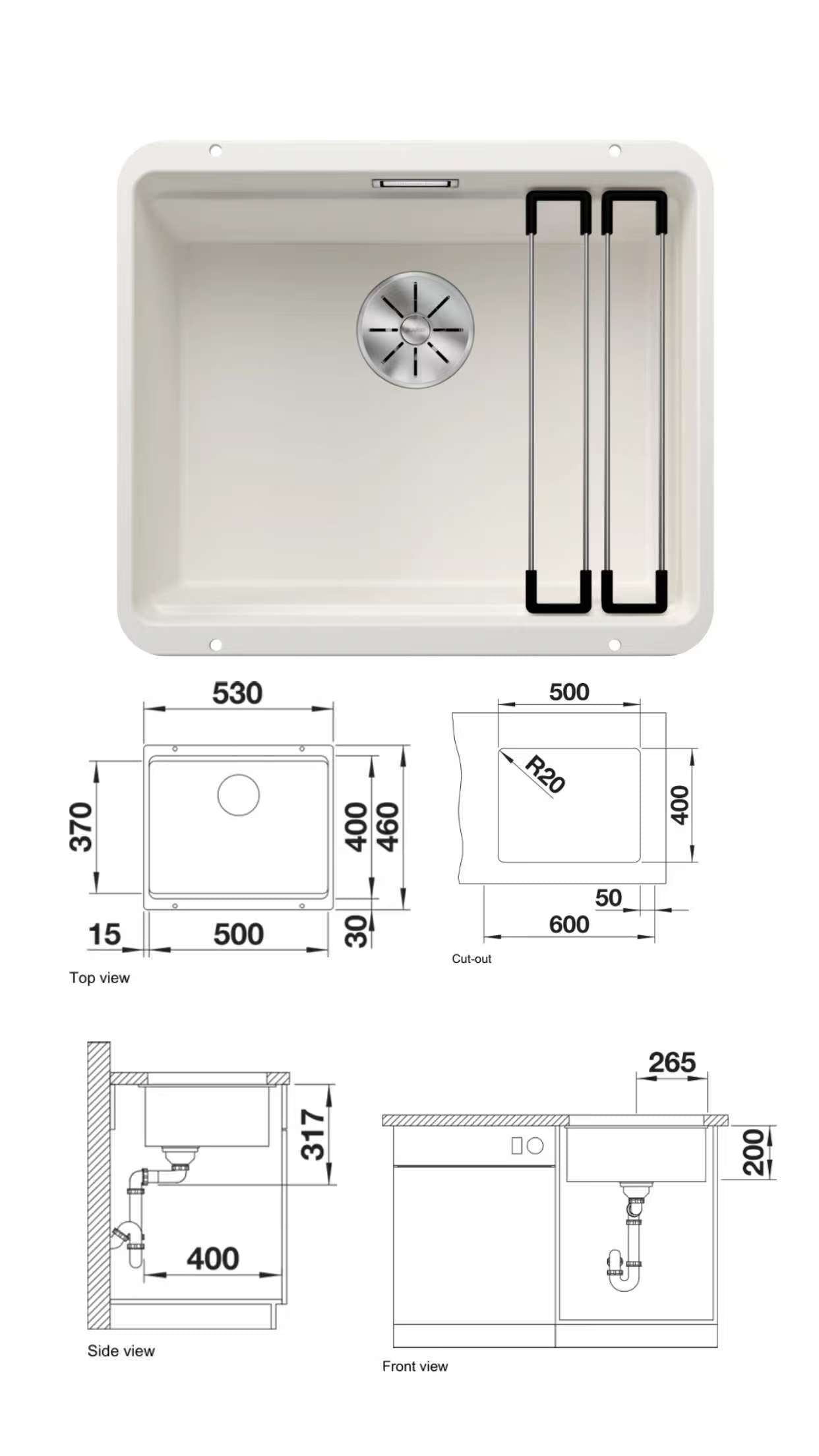 Blanco Etagon 500-U Undermount Kitchen Sinks