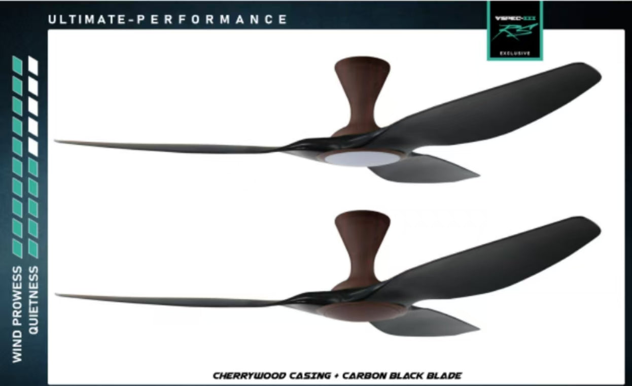 PO Cyclone Vspec III RS 3Blade 46"/52"/60" Ceiling Fan