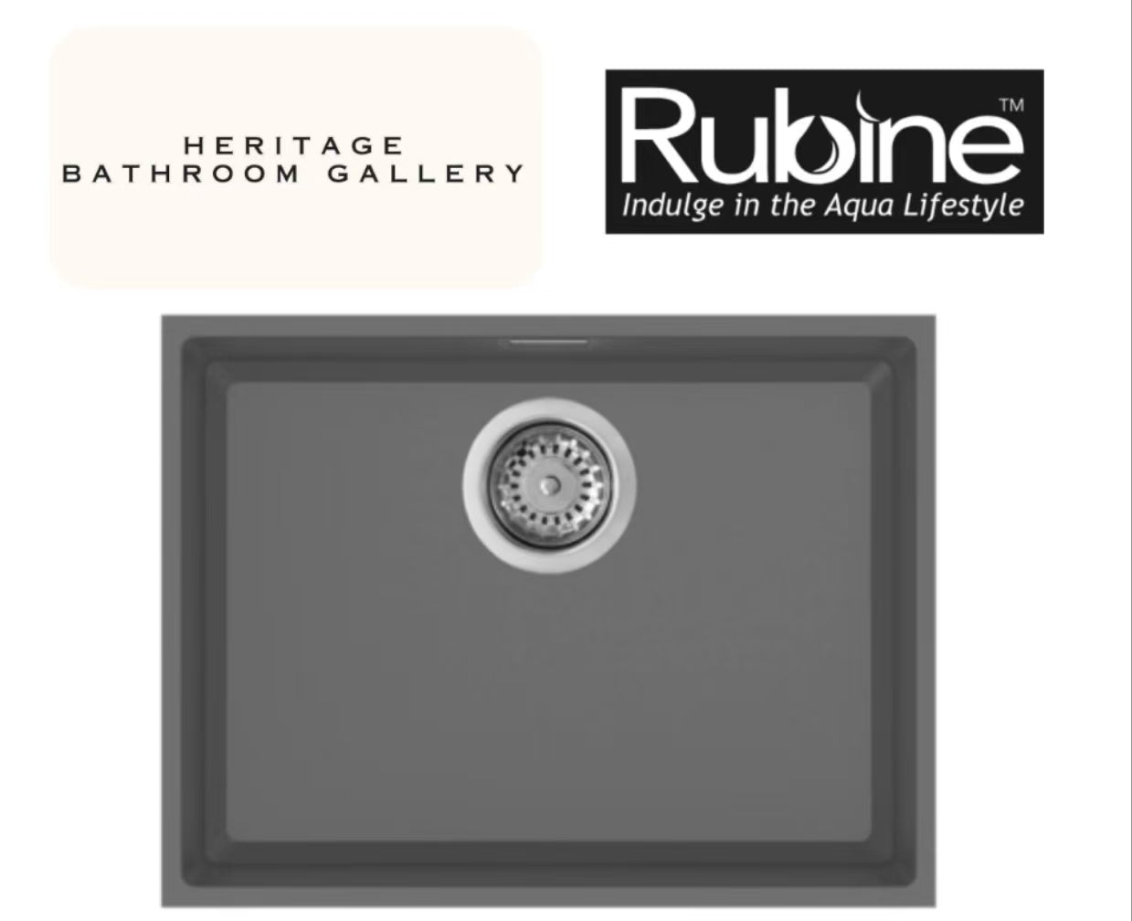 Rubine MEQ 810-54U (55CM) Undermount Kitchen Sink