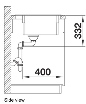 Blanco Etagon 8 (Black) Top Mount Kitchen Sink