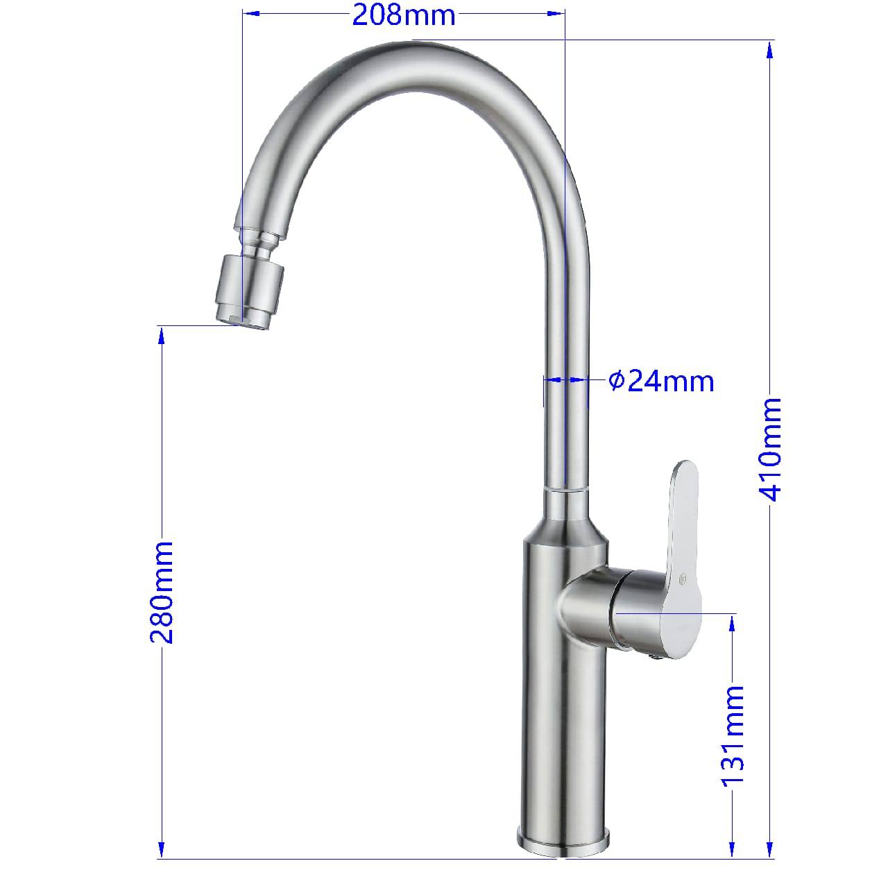 Dycorra DY-T02-09BN Mixer Kitchen Tap