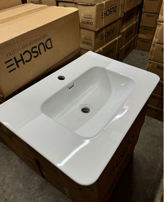 Dusche 2006103FBG 60cm Basin Cabinet - (Fluted Beige Grey)