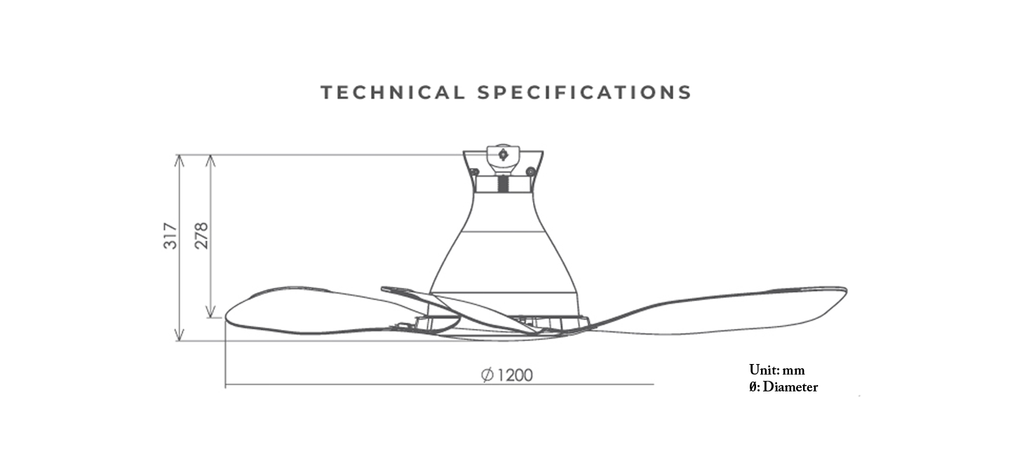 KDK E48HP Ceiling Fan