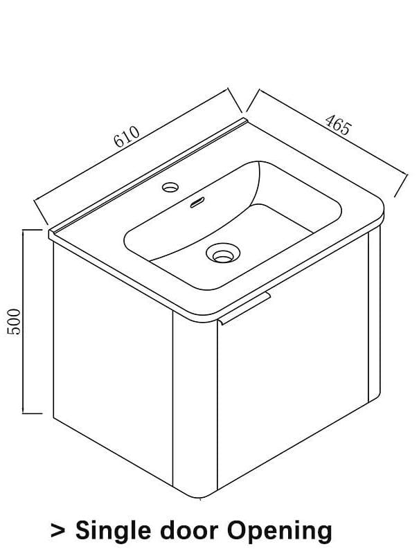 Nexus NBC-3560BO-C Basin Cabinet