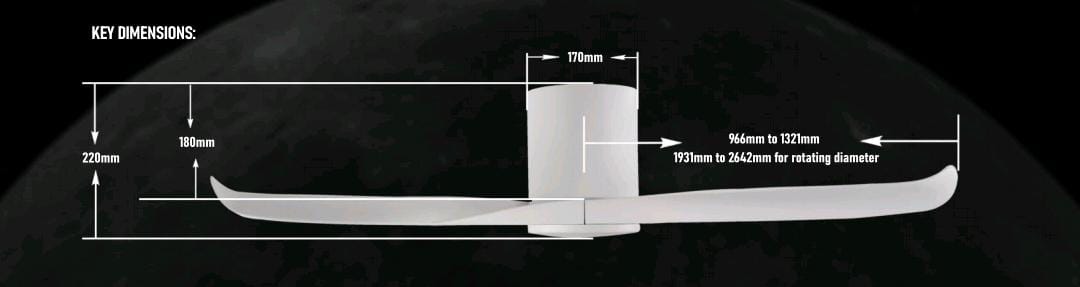 PO Blizzard Vspec-III 06 Blade 43"/52" Ceiling Fan