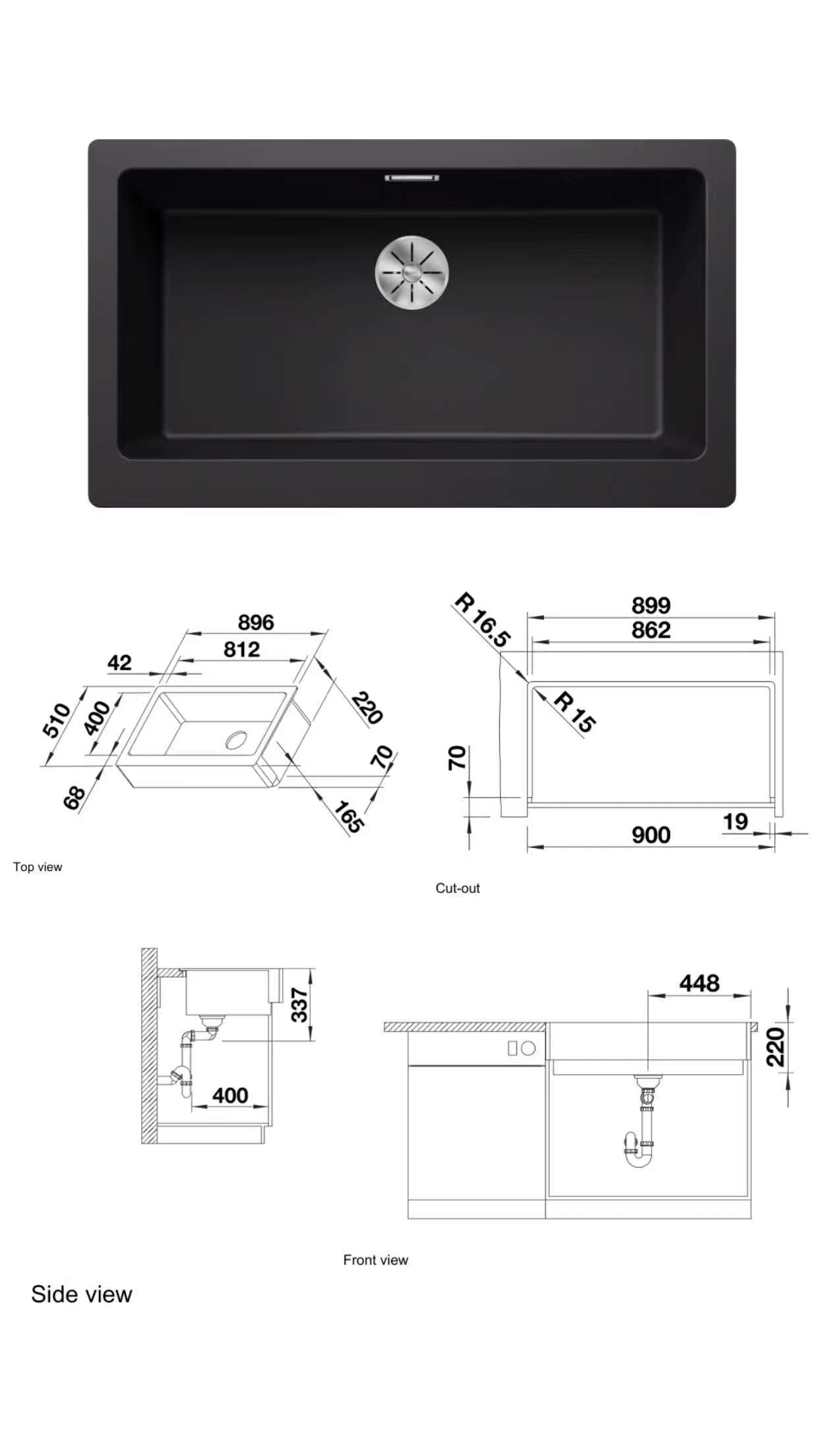 Blanco Vintera XL 9-UF Farm Kitchen Sinks