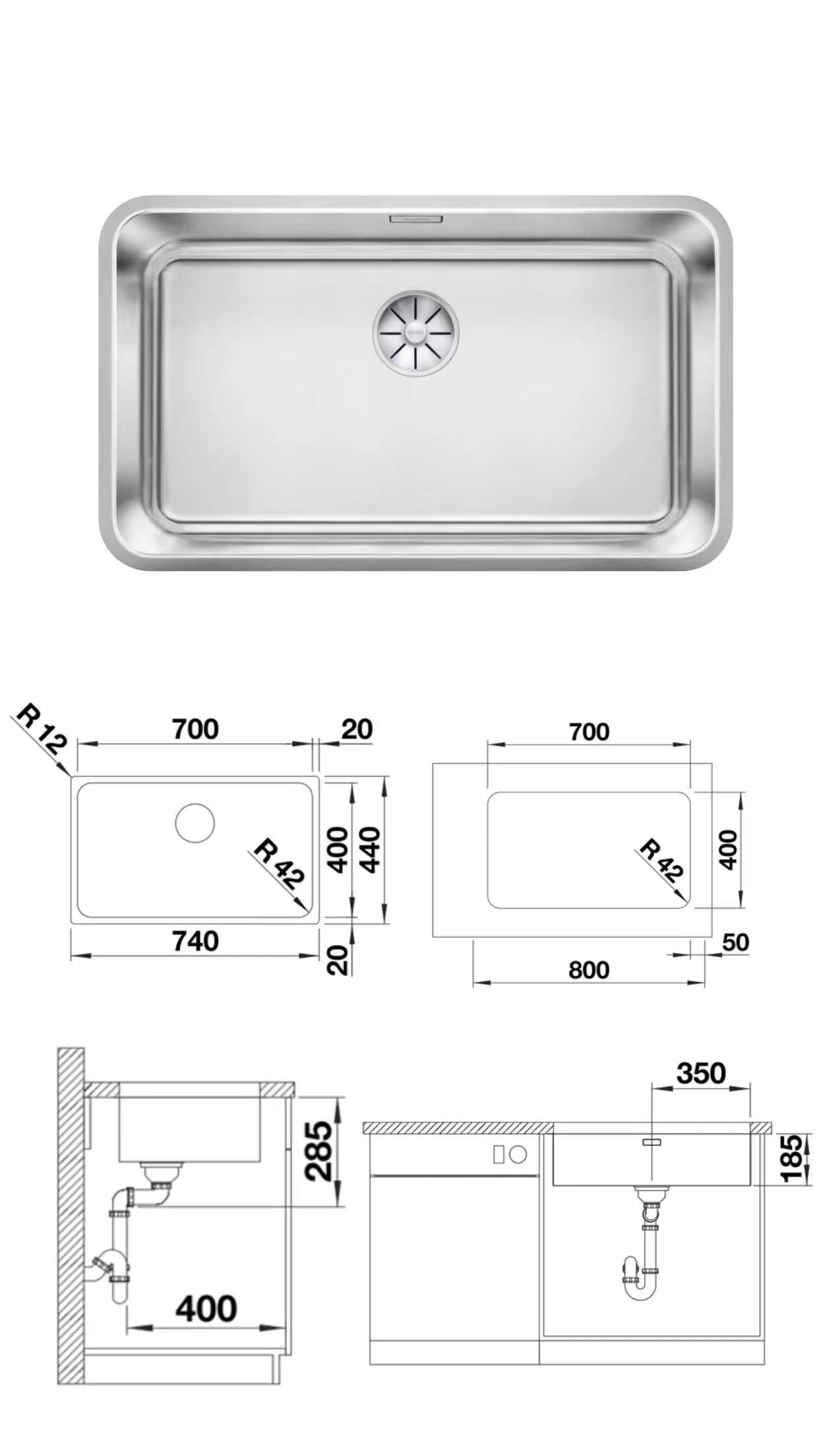 Blanco Solis SUS304 Undermount Sinks