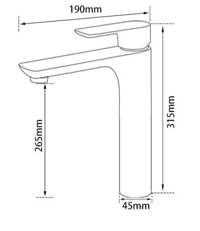 ZAFFIRO PF-1202 MIXER TAP