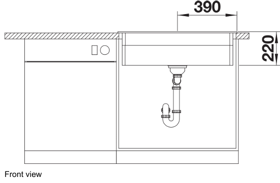 Blanco Etagon 8 (Black) Top Mount Kitchen Sink
